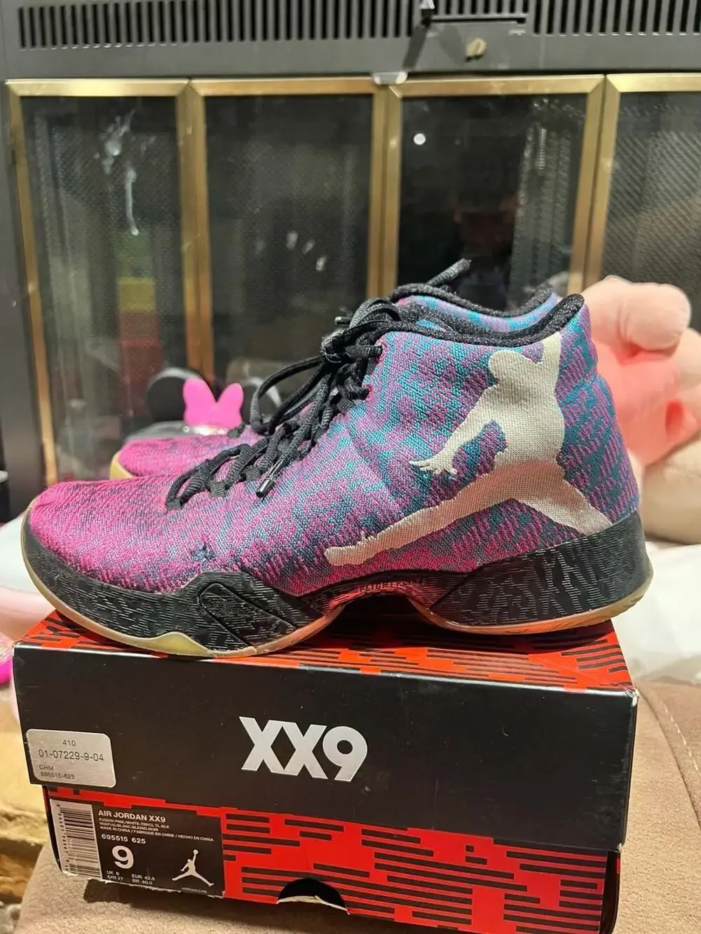 Air Jordan XX9 Fusion Pink/White-Tropical Teal Size 9